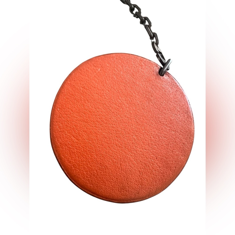 Hermès Chevre Mysore Orange Bag Charm - Picture 4 of 12